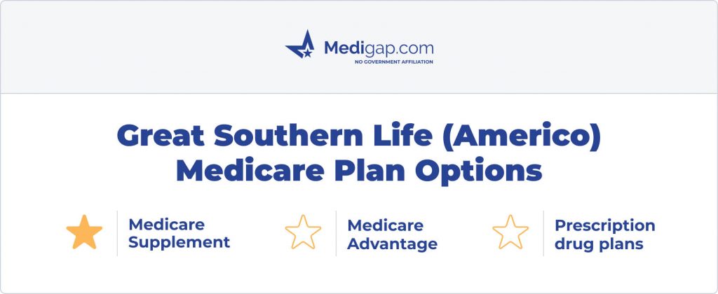 great southern life americo medicare plan options