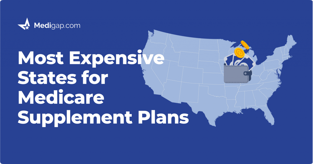 most expensive states for medicare supplement plans