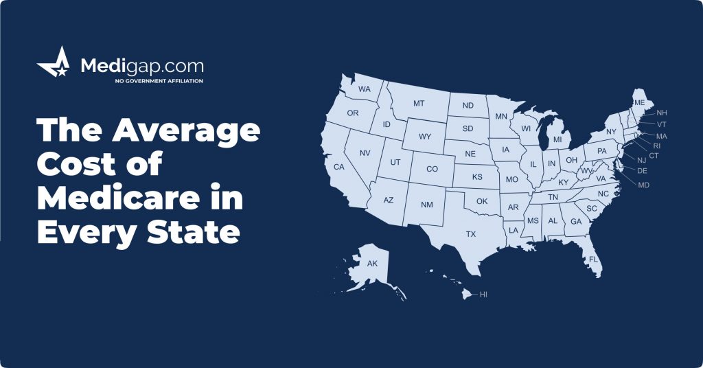 the average cost of medicare in every state