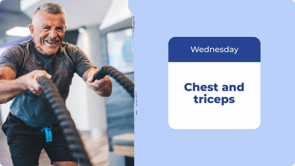 wednesday chest and triceps